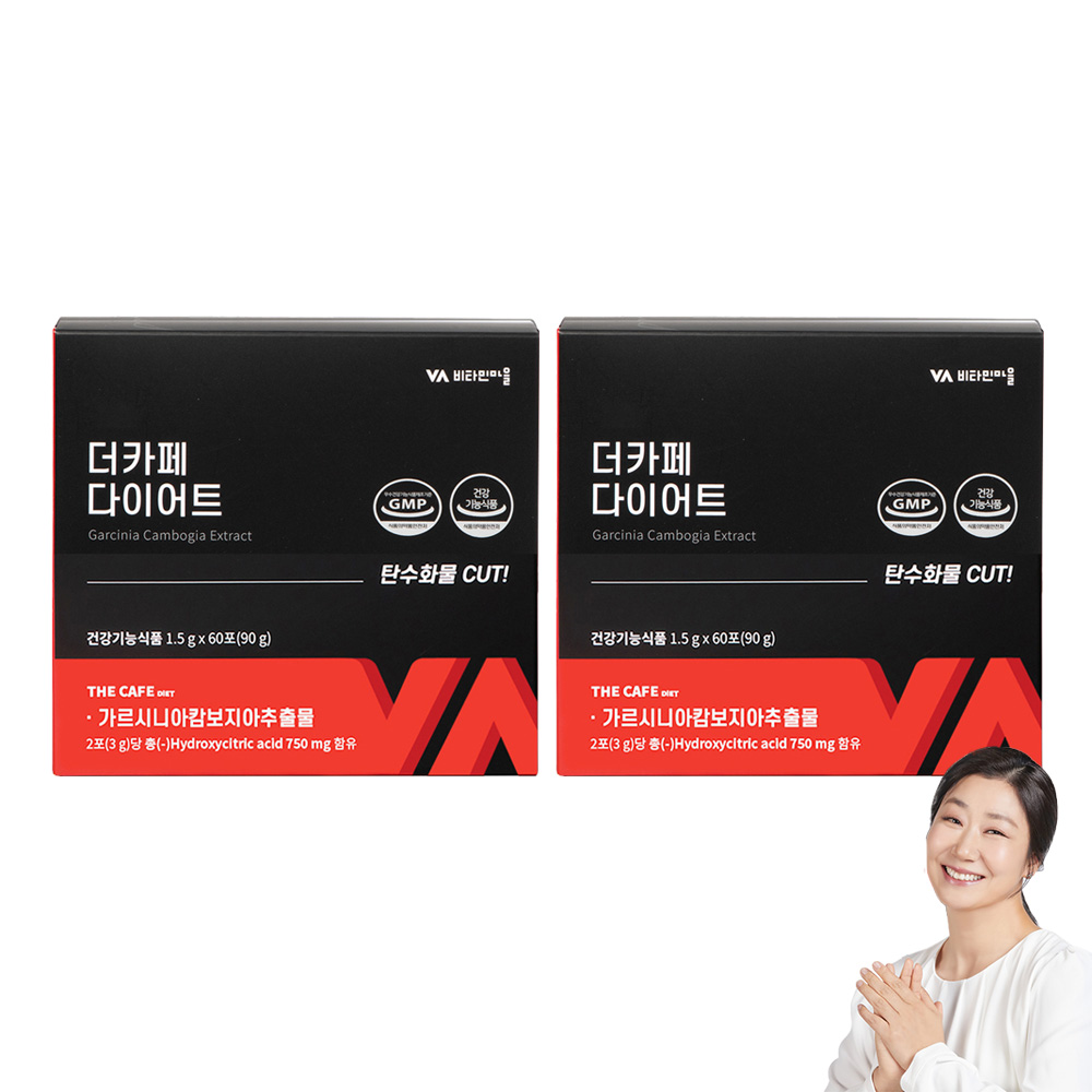 비타민마을 더카페 커피 가르시니아 다이어트보조제 60p, 90g, 2개 19,900원