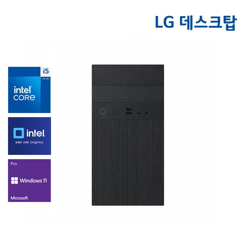 LG전자 데스크탑 B90MV 인텔 14세대 i5/8G/256GB/윈도우 11 PRO 2,160,000원