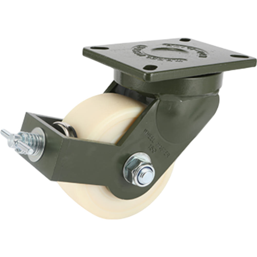 고하중캐스터 15cm(6인치) 2200kg 나일론바퀴 회전브레이크 운반장비 반도체 생산설비 115,000원