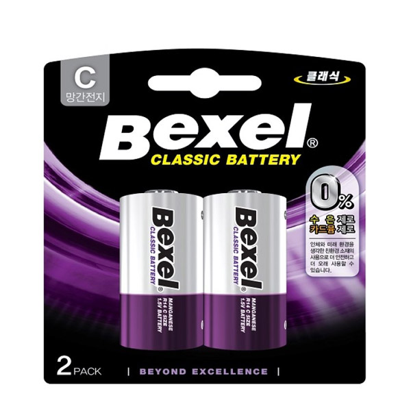 벡셀 망간 C형 건전지 카드형 15,320원