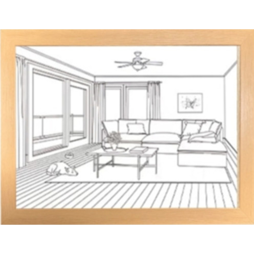 3색변형 LED 그림 액자 무드등 대형, 고즈넉한 거실 16,930원