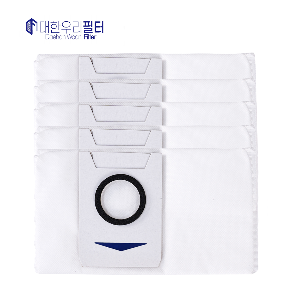 대한우리필터 에코백스 옴니 디봇 더스트백 먼지봉투 T10 X1 T20 호환, 5개, 수량 8,000원