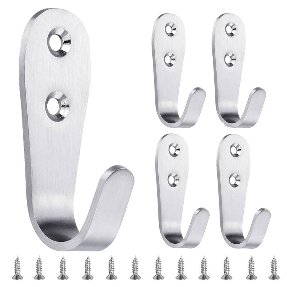 OON 스테인리스 다용도 후크 세트 대형 2mm, 단일색상, 5세트 5,100원