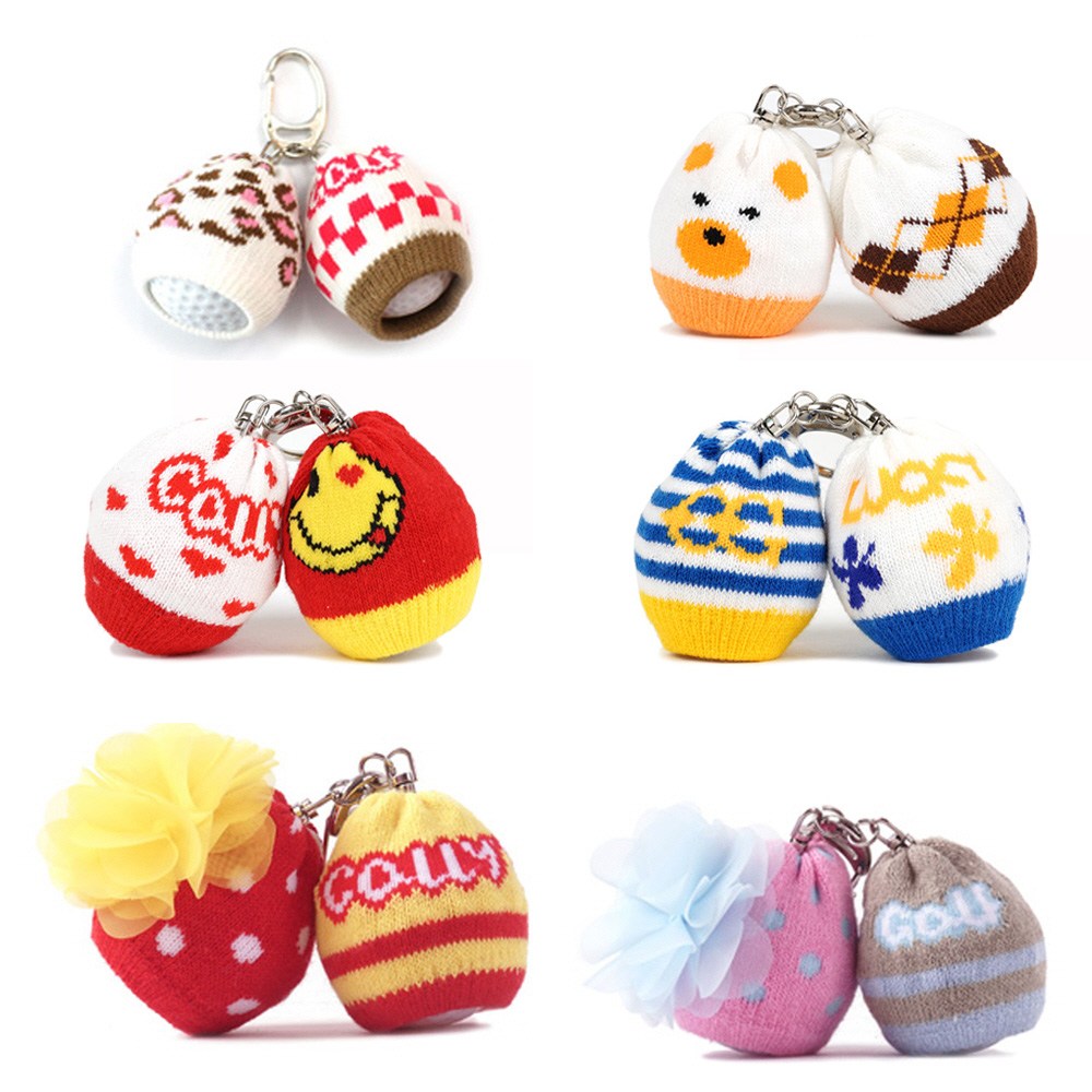 콜리스 골프 니트 투볼주머니(볼파우치), 트윈24, 1개 7,500원