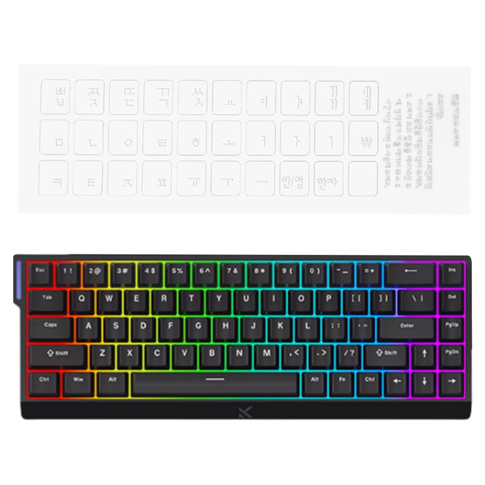 MCHOSE 에이스 68 프로급 게이밍 유선 키보드 퍼포먼스 버전 + FDUCE UV 전사 한글 키보드 스티커 34,250원