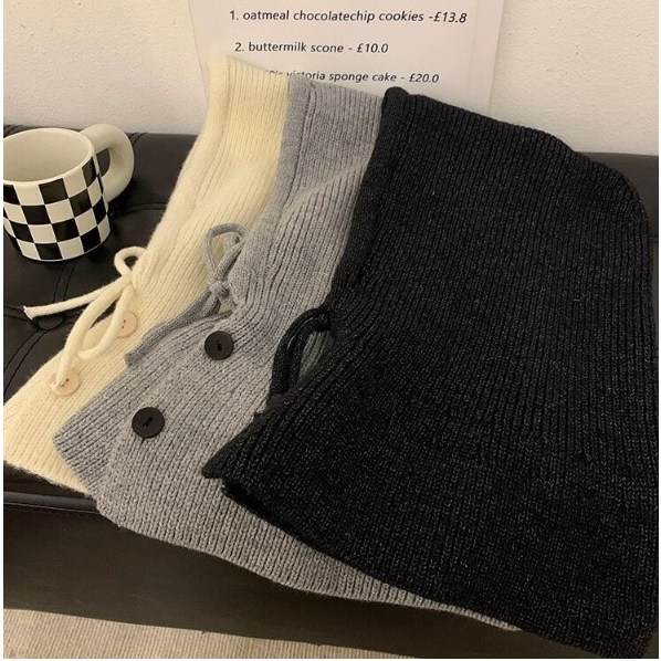 스토리원 여성 1+1 니트 후드 바라클라바 와이드핏 방한모자 넥워머 U-FWAC86 15,900원