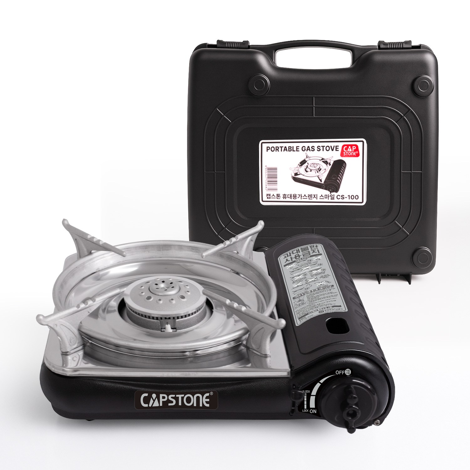 캡스톤 버너 고화력 휴대용 가스렌지 스마일 CS-100 /  바람막이 / 샌드블랙 22,880원
