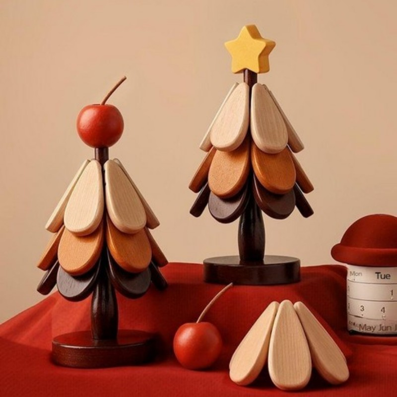 원목 트리 냄비받침 3겹 4겹 세트 우드 주방 소품 집들이 선물 인테리어 24,900원