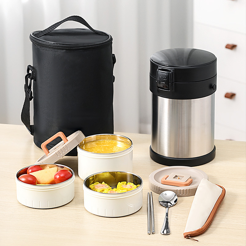 스피세프 대용량 분리형 보온도시락 전자레인지 도시락, 1개, 은색 35,000원