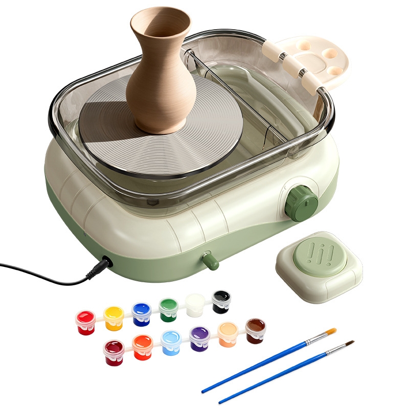 K&Y 프리미엄 전동 물레 도예 키트 세트 + 무선 풋 페달 포함 무단계 속도 조절 어린이 도자기 만들기 95,500원