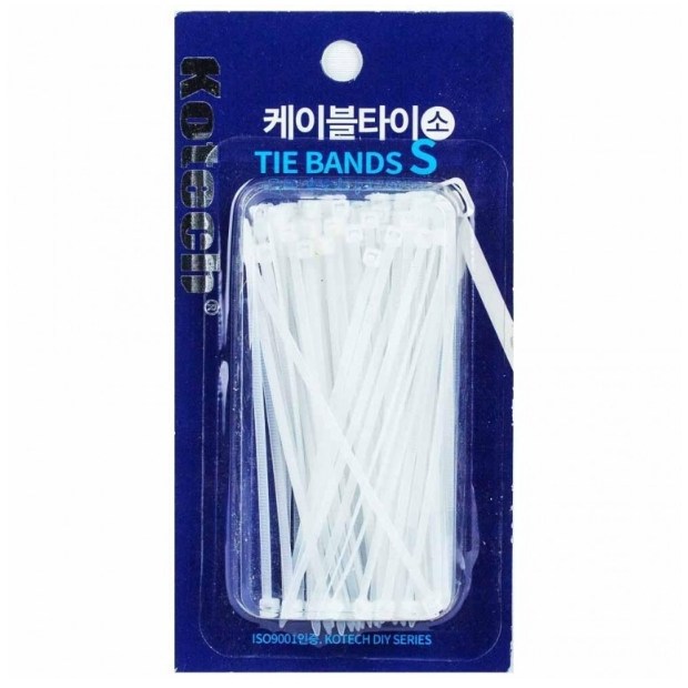 탑픽 코텍스 케이블 타이-소, 화이트, 10개 37,200원