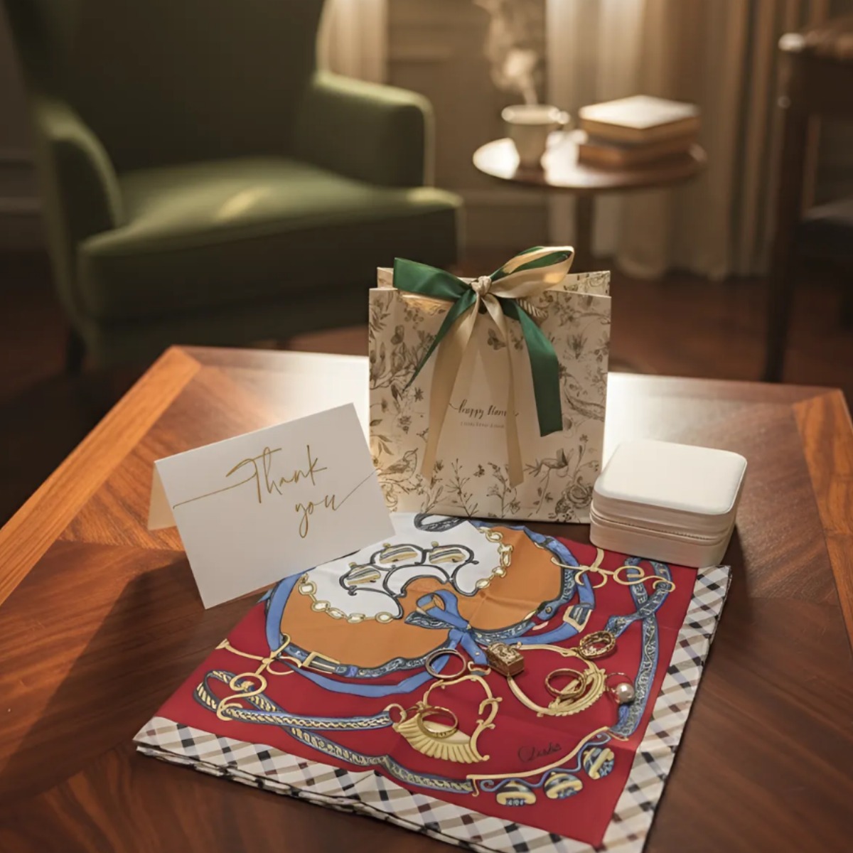 닥스 여성용 프리미엄 면실크 쁘띠 스카프 손수건 스카프링 7종세트 42,000원