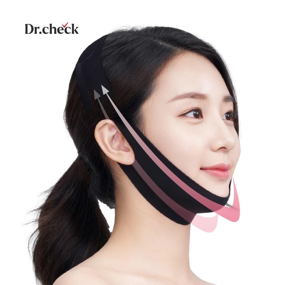 닥터체크 브이라인 리프팅 밴드 턱당기미 이중턱 턱살 턱 붓기관리 턱밴드 탄력 주름 작은얼굴관리 당김 9,900원