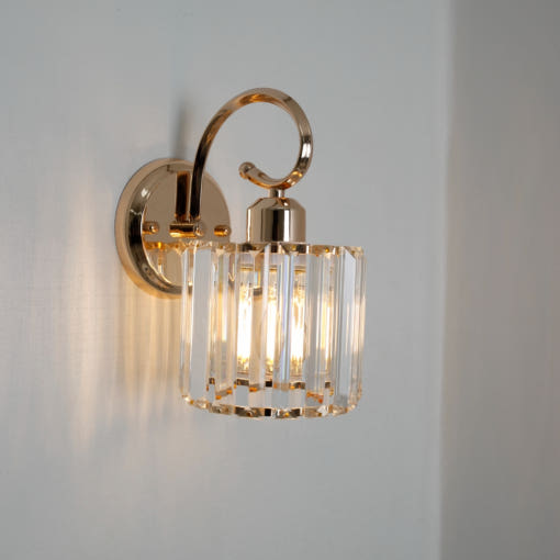 프리즘 원형 크리스탈 벽등 실내 카페 벽조명 벽부등 28,500원