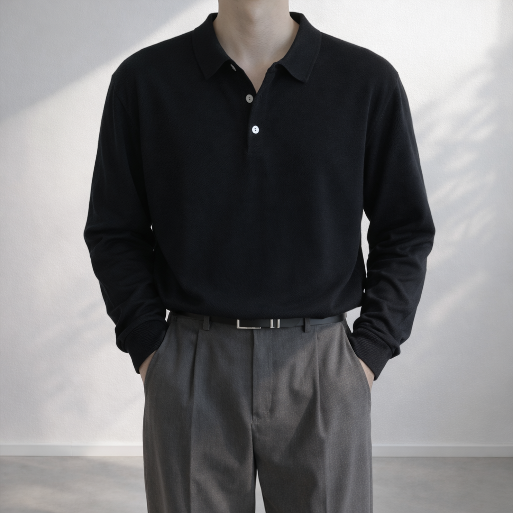 테이크잇컴퍼니 남자 남성 부드러운 메이드 긴팔 캐시 카라 니트 티셔츠 35,800원