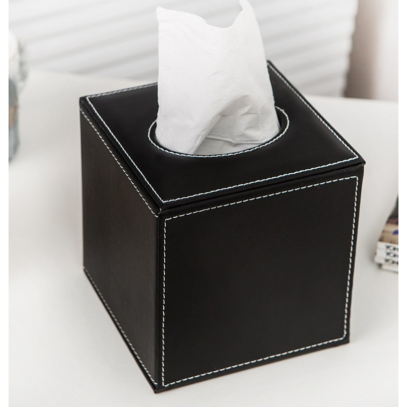 픽커스 가죽 두루마리 휴지 티슈 케이스, 1개, 블랙 12,800원