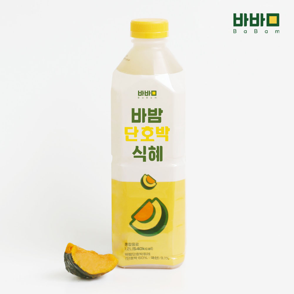 맛있는 전통음료 바밤단호박 식혜 (국내산), 1.2L, 1개 10,190원