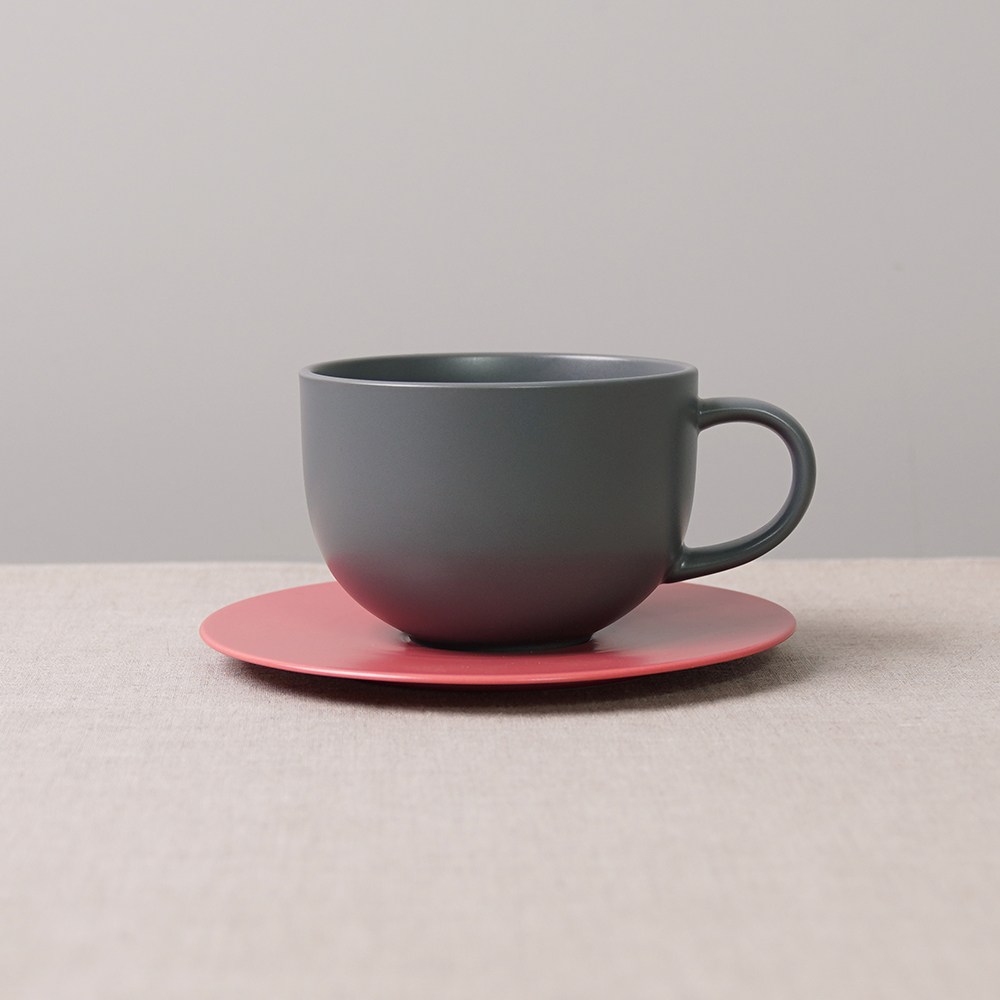 보울보울 국산 볼볼홈파티 시리얼 라떼머그 450ml + 소서 세트 14,900원