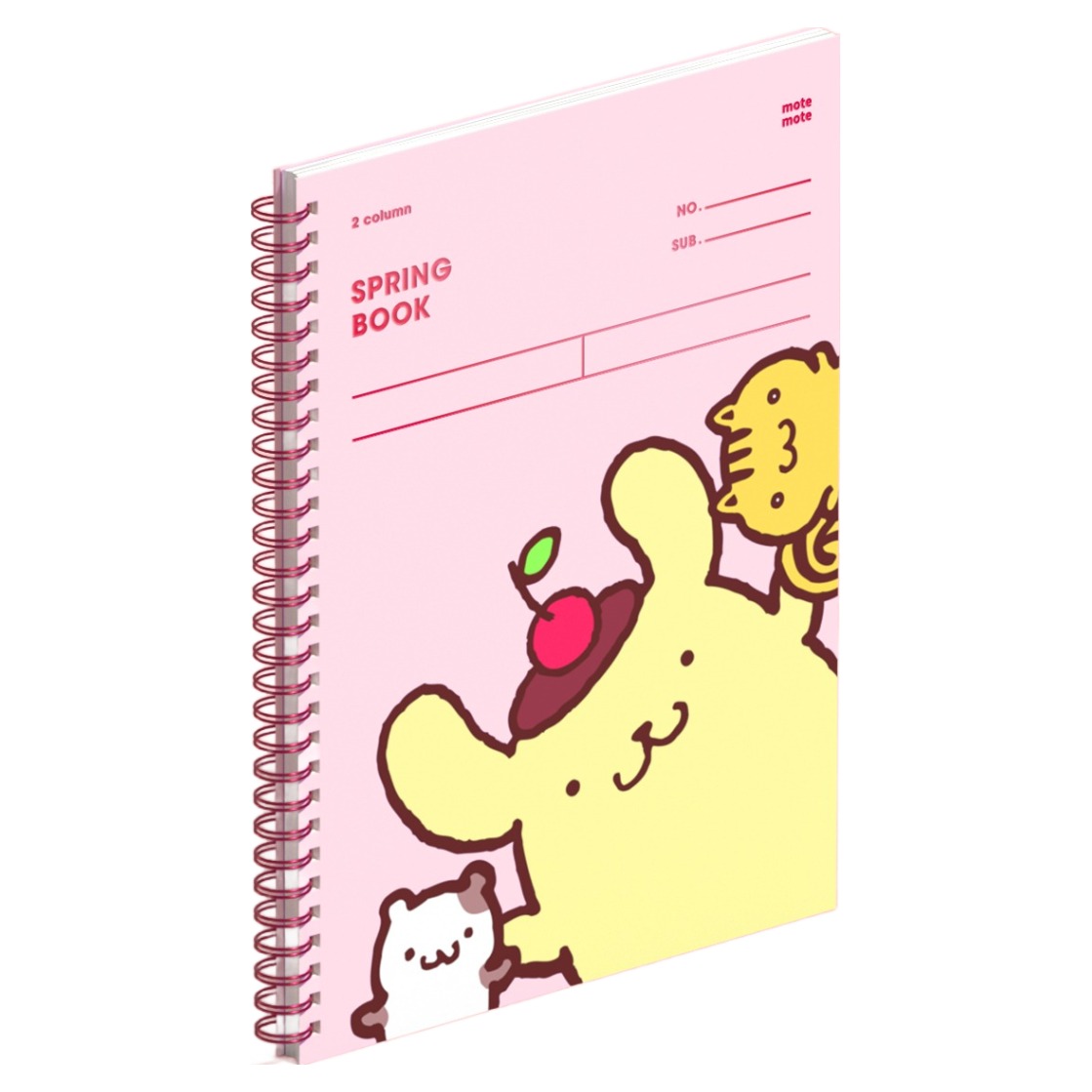 모트모트 2분할 스프링북, 폼폼푸린, 1개 5,340원
