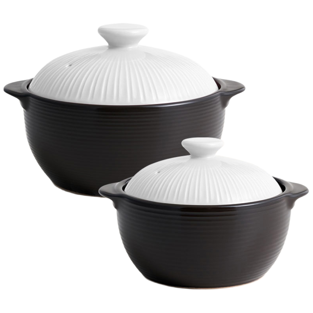 [한국도자기리빙] 리한 라인팟 무균열 뚝배기 2종세트 16+12cm 화이트, 1개 63,900원