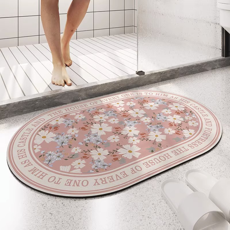 디아쿠아 북유럽 감성 미끄럼방지 규조토 욕실 주방 발매트 4,750원