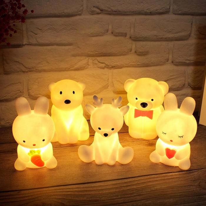 인기 동물캐릭터 무드등/당근토끼/루돌프/하트토끼/하트베어/당근토끼/곰돌이/고양이 동물캐릭터/LAM-61, 1개, 루돌프 9,900원