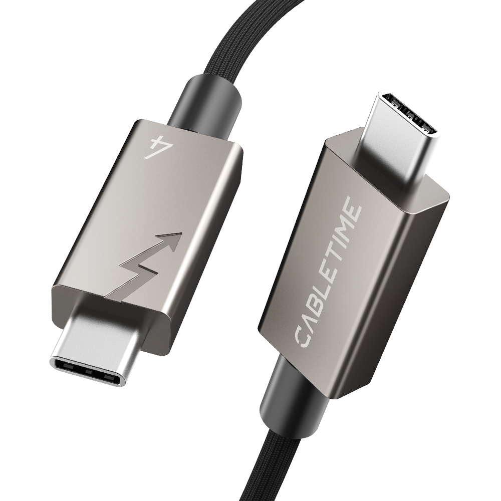 케이블타임 C타입-C타입 USB4 8K 60Hz PD3.1 240W 초고속 데이터 충전 케이블 Cypress 2103 칩셋, 1m, 혼합색상, 1개 39,900원