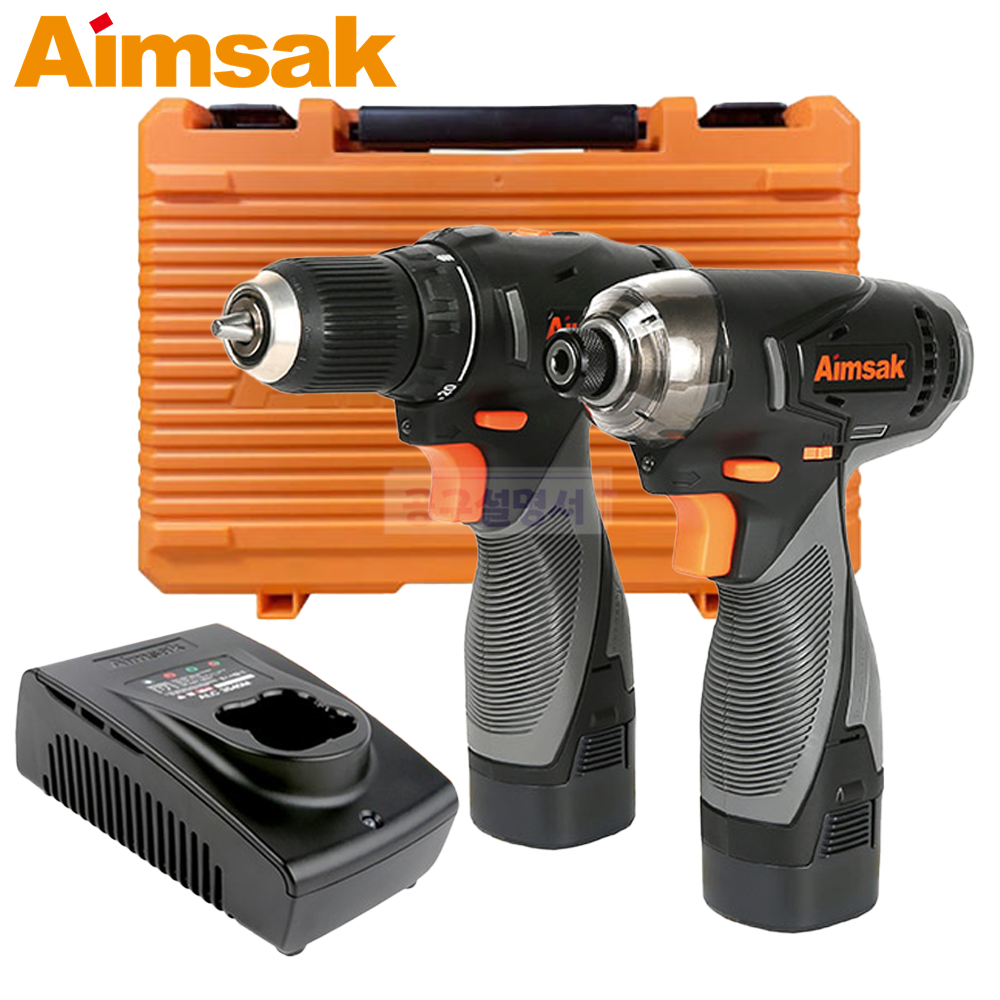 아임삭 충전콤보세트 배터리 2.0AH 2개세트 임팩 충전드릴 무선 충전 가정용 239,000원