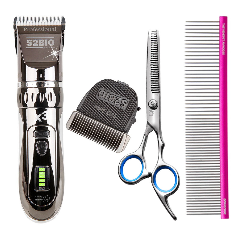 앙비뉴 X3터보플러스 강아지바리깡 씨크안전날세트, 1세트 109,000원