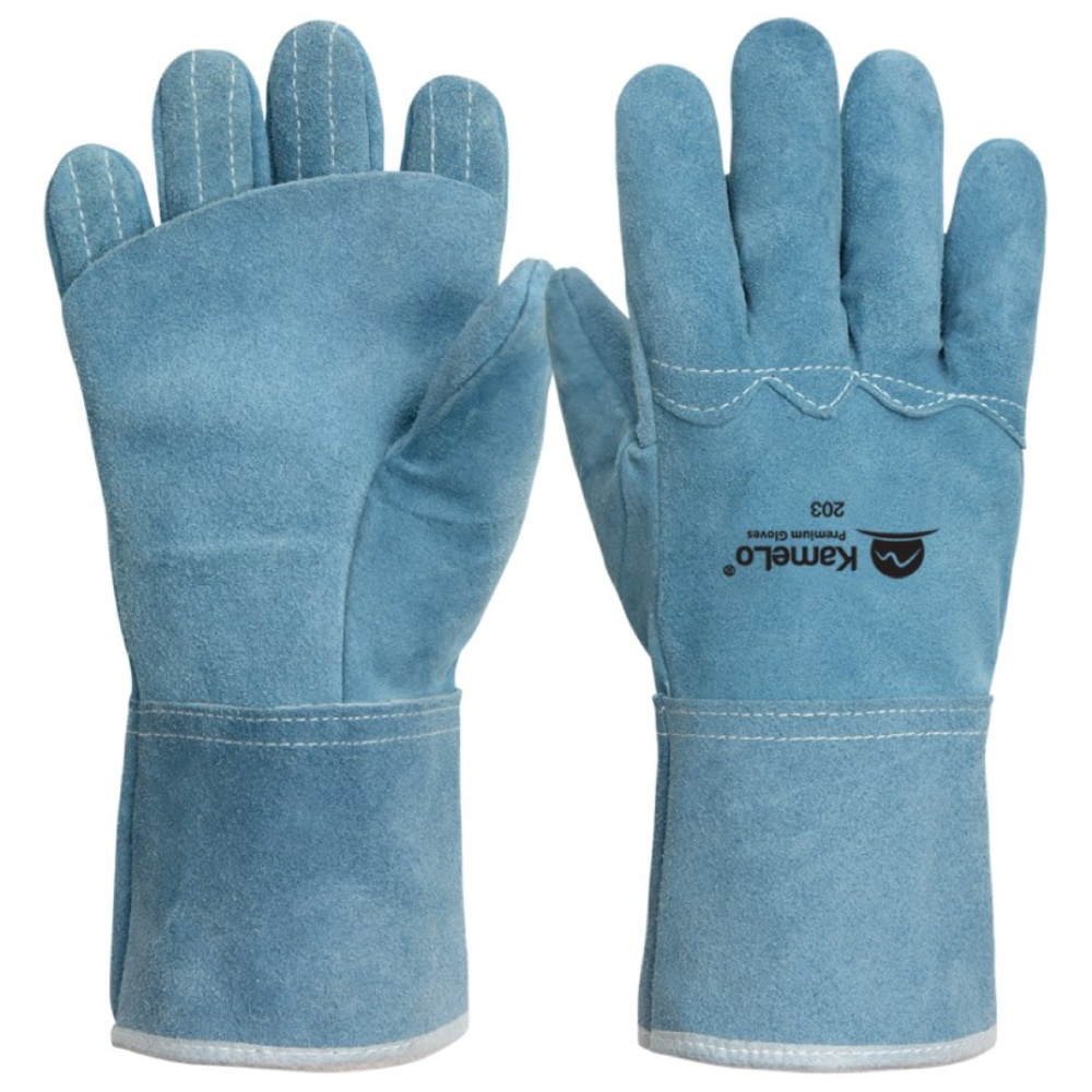 카멜로 프레스장갑 가시 철조망장갑 잘림방지 작업 가죽 장갑 203 지퍼A, 단일 색상, 1개, 현재가 8,970원