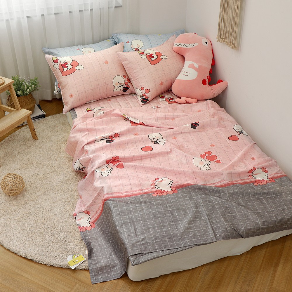 집에 옴팡이 여름풍기인견 홑이불 패드 베개세트(SS)_6color, 핑크 132,000원