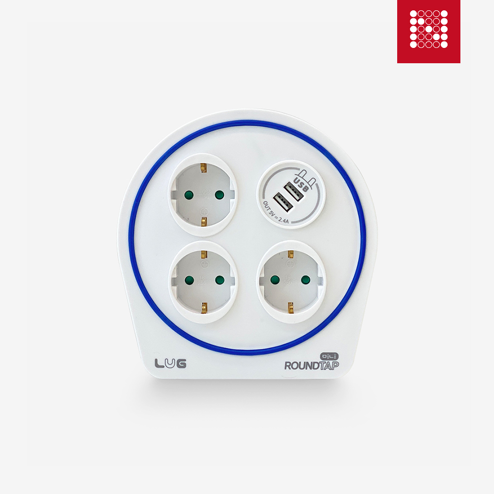 노마드 캠핑 휴대용 LUG 코드릴 라운드탭 미니 10M(라이트화이트) NEW-0371 57,400원