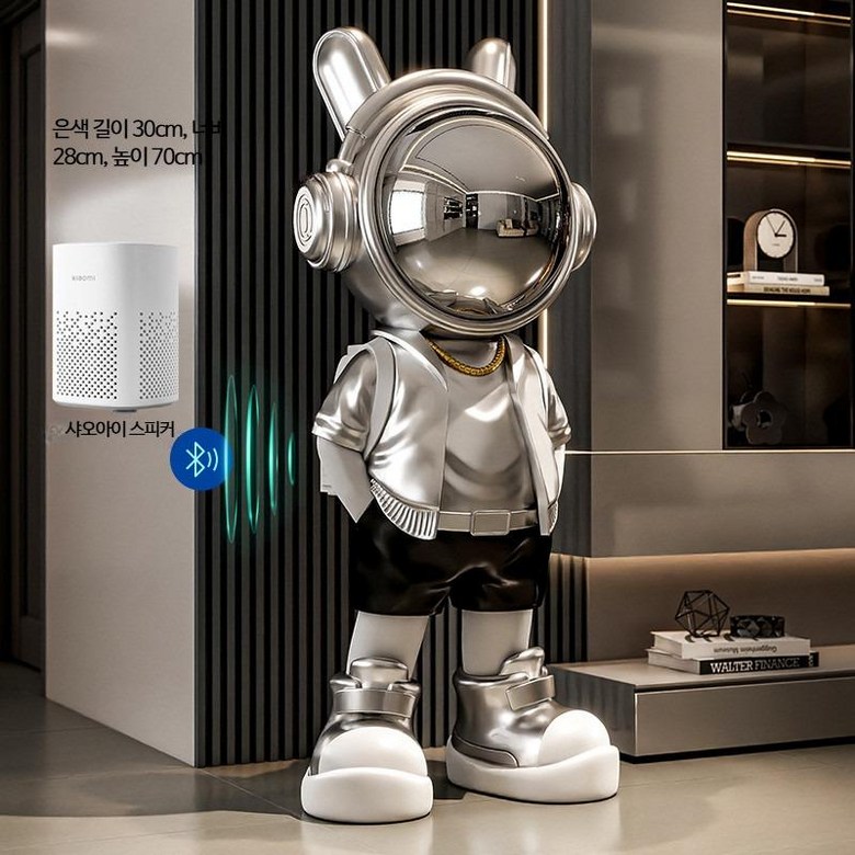 대형 블루투스 스피커 음성인식 매장 행사장 인테리어 우주비행사 테마 무선 고출력 음악감상 스마트 오디오 305,700원