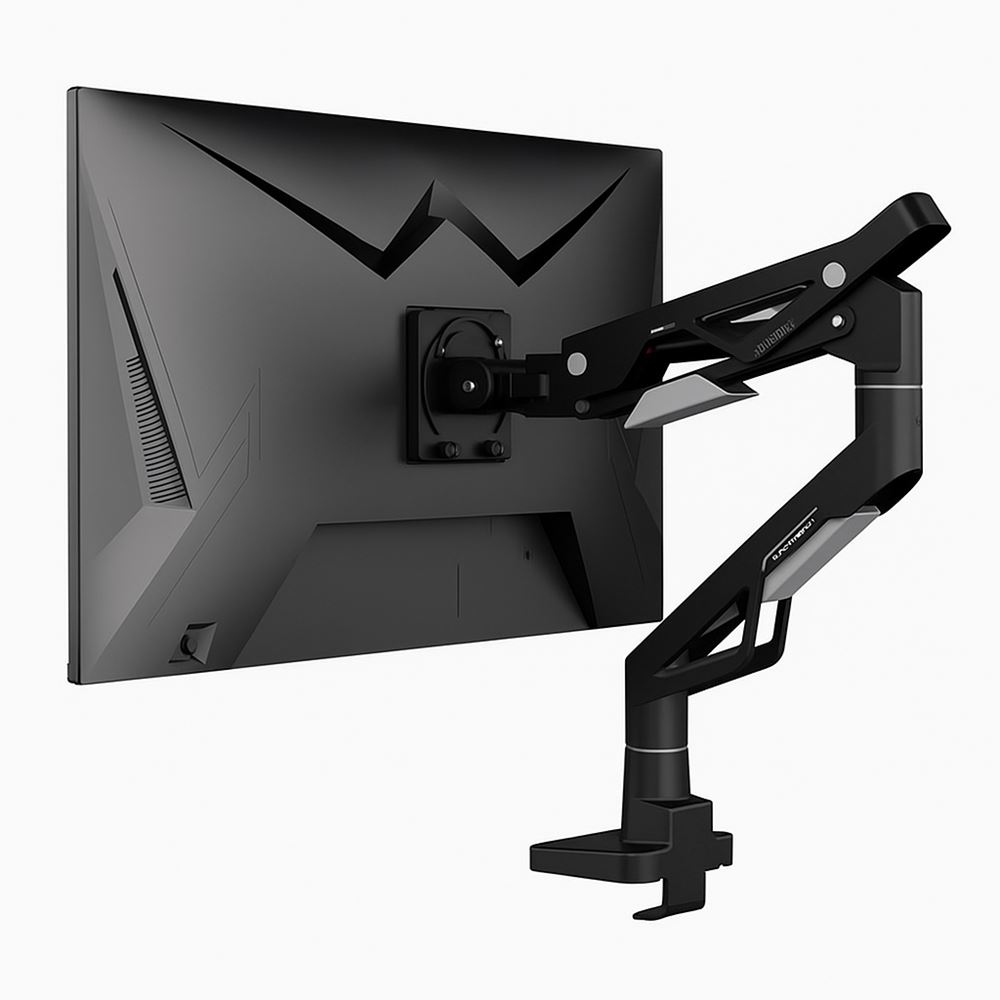 카멜마운트 싱글 게이밍 디자인 모니터 거치대 MPS1G, 블랙, 1개 111,870원