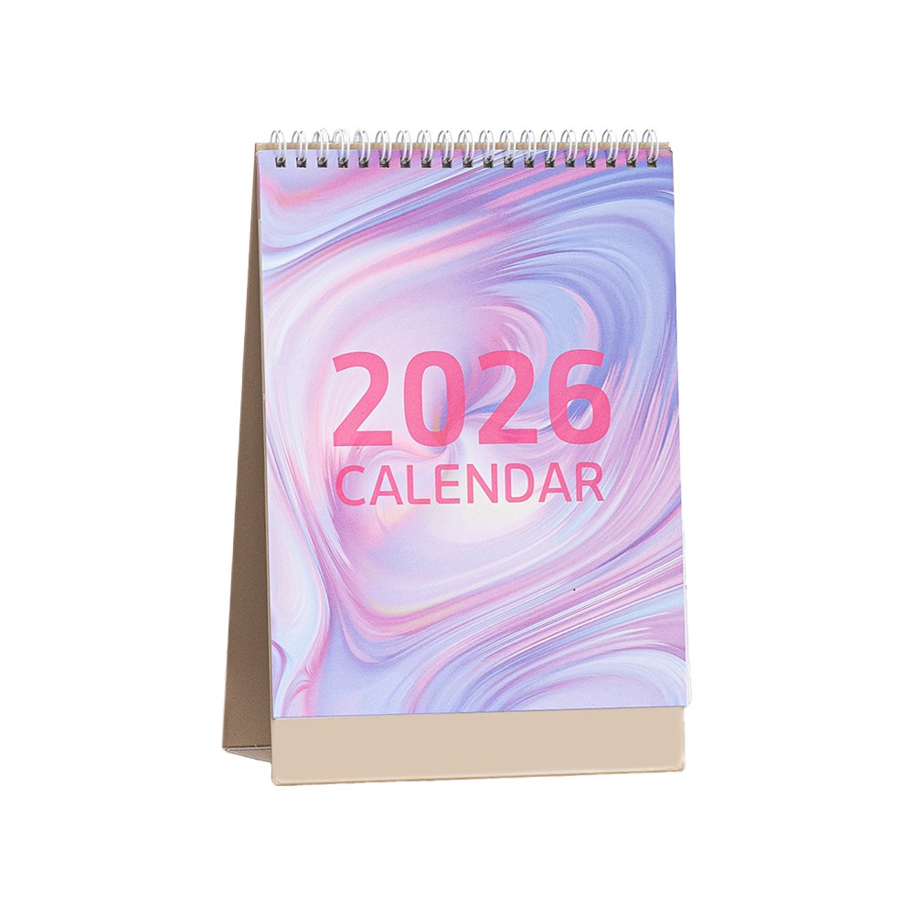 (상호 로고 인쇄 가능) 세우세 2026년 컬러팝과 그라데이션 탁상 달력 캘린더, 혼합색상, 1개 1,480원