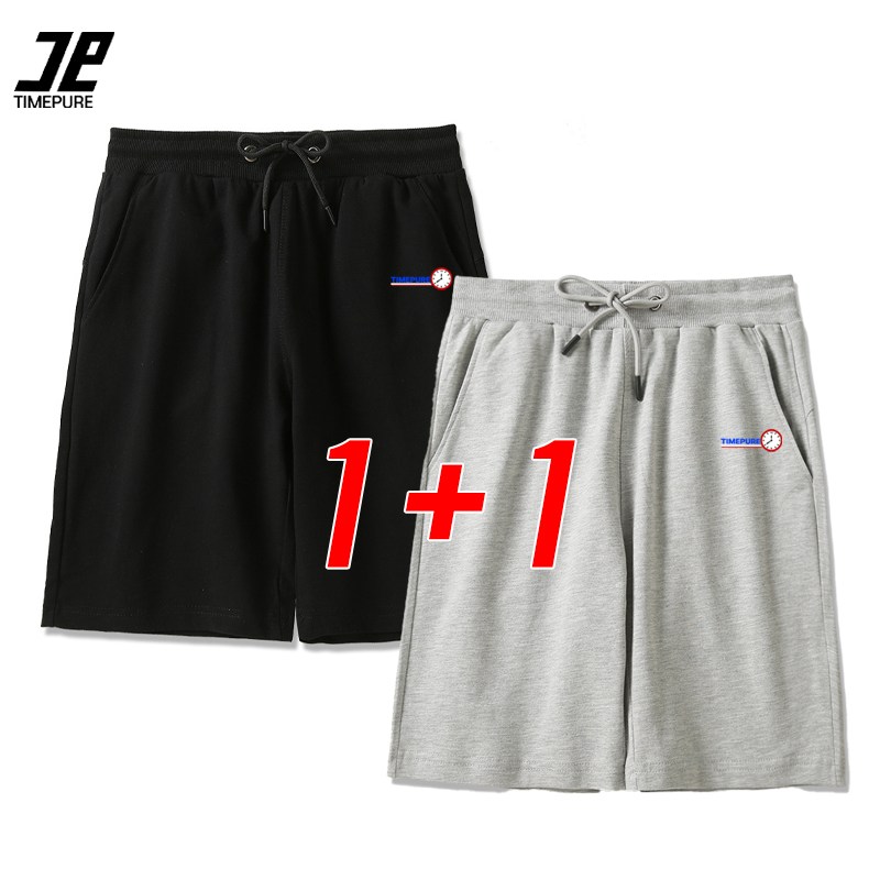 타임퓨어 1+1 남자 여름 시원한 면 반바지 데일리 트레이닝 와이드 팬츠 운동 5부반바지 밴딩 반바지 캐주얼 커플 편한반바지 2p 29,990원