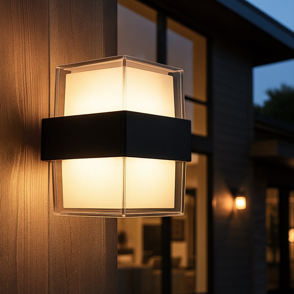 케이시조명 LED 벽등 외부 방수 인테리어 야외 원형 벽부등 실외 벽등조명 10W (레고사각) 32,000원