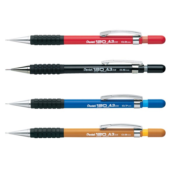 (Pentel) 120 A3DX 제도샤프 0.3mm 0.5mm 0.7mm 0.9mm, 0.7mm 3,600원