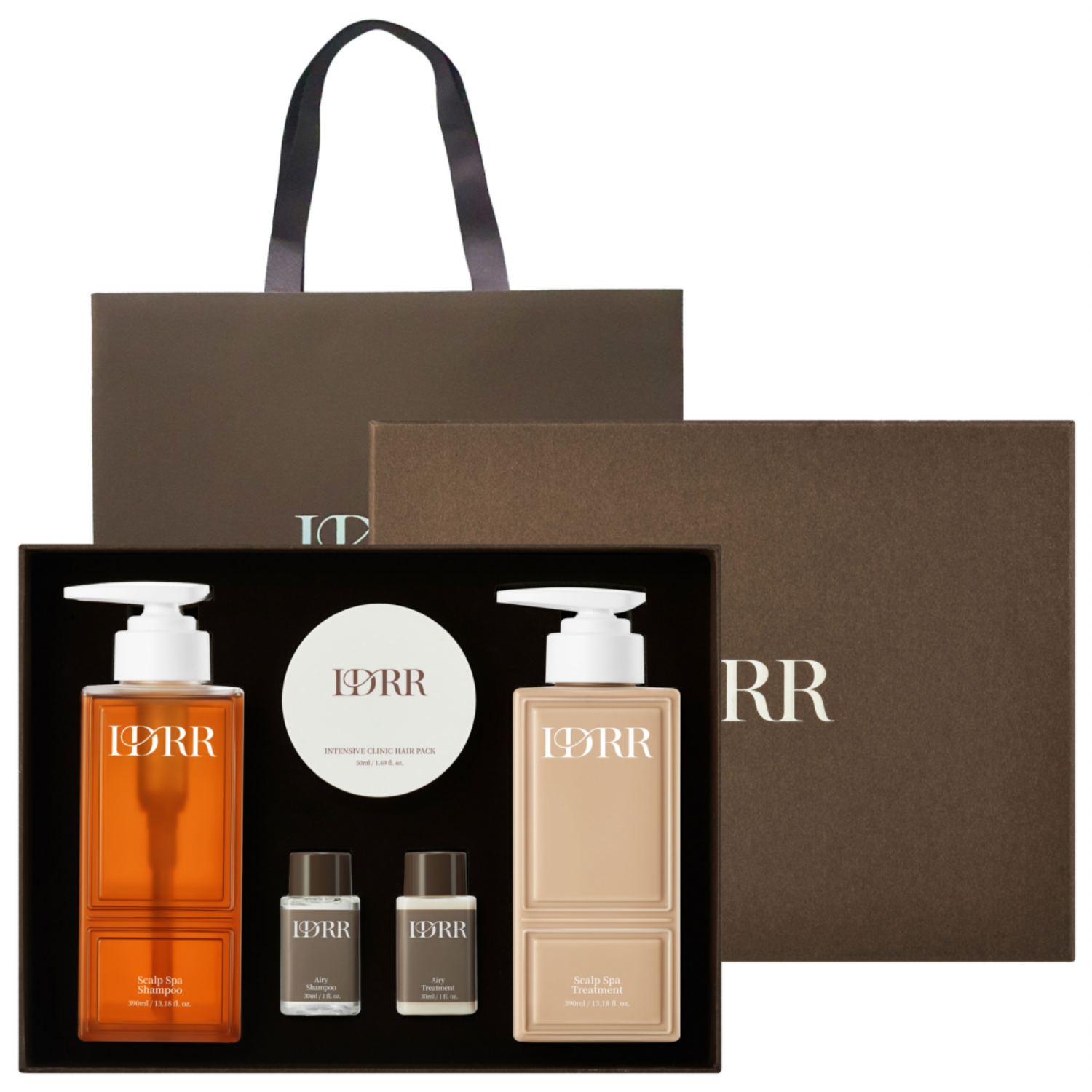 이드르르 포커싱세트 스칼프스파 390ml 2개 에어리 30ml 2개 헤어팩 50ml+쇼핑백 72,000원