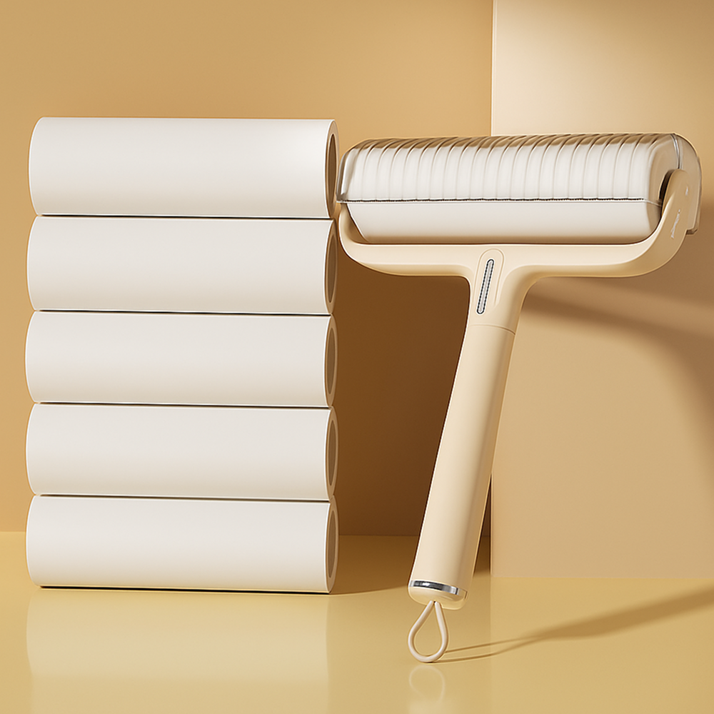 홈잉 먼지제거 테이프 클리너 돌돌이 거치대(16cm) +리필, 1세트, 현재가 22,800원