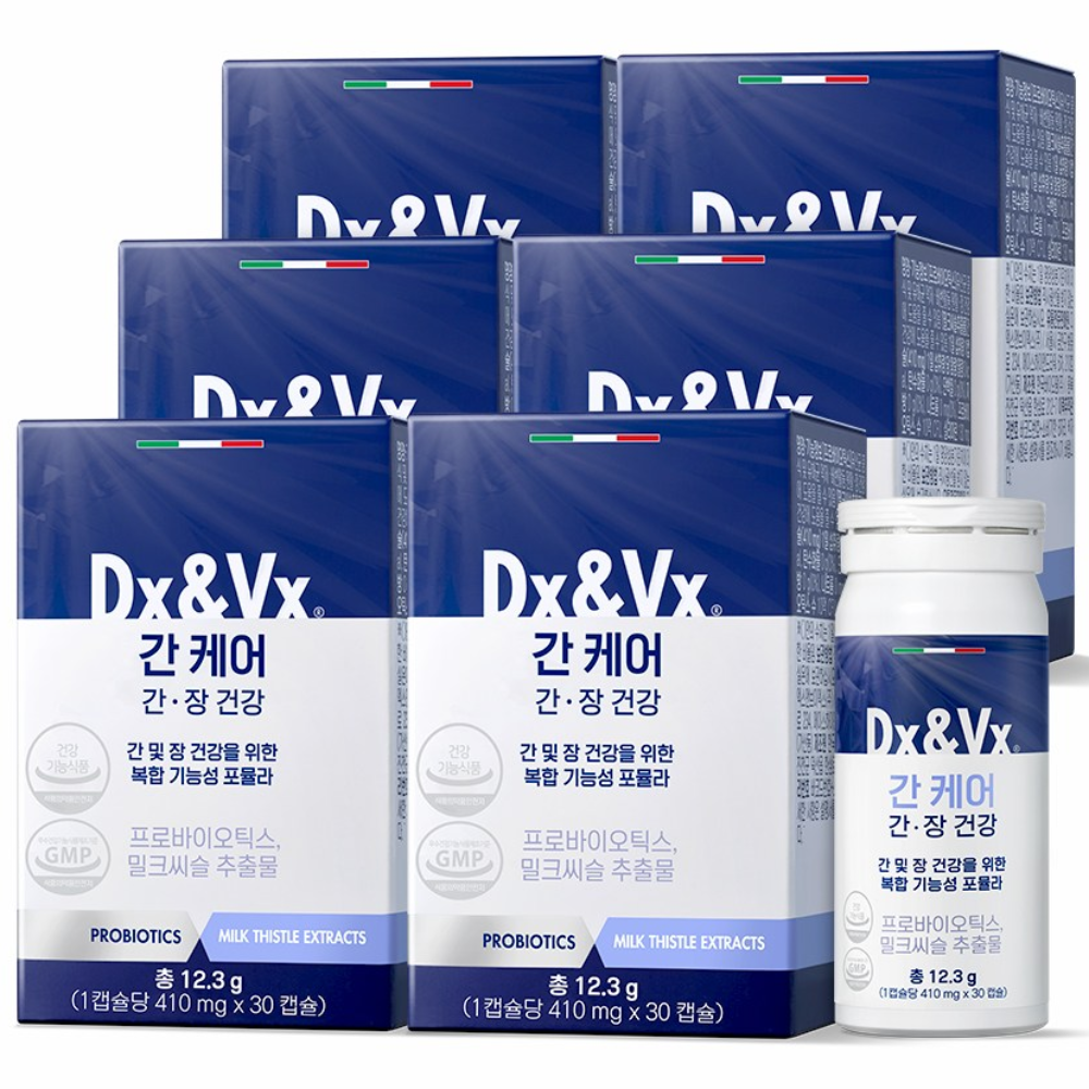 덱스벡스 밀크씨슬 간케어 유산균, 6개, 30정 74,000원