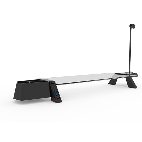 스마트독브릿지 모니터받침대 블랙투명 USB, 1개 57,800원