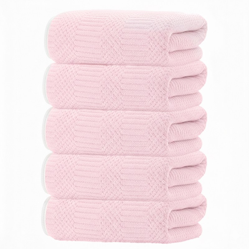 Craftsy 극세사 호텔 수건 40수 사계절용 세면 바스타올 먼지없는 속건 타월, 5개, 우유핑크 10,800원