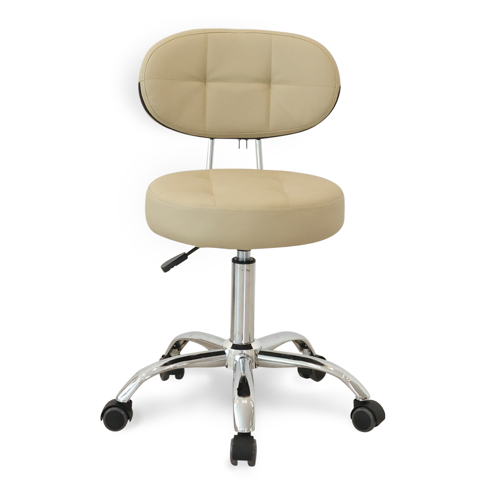 21세기트랜드 높이조절 등받이 이동식 회전 의자, 베이지, 1개 54,800원