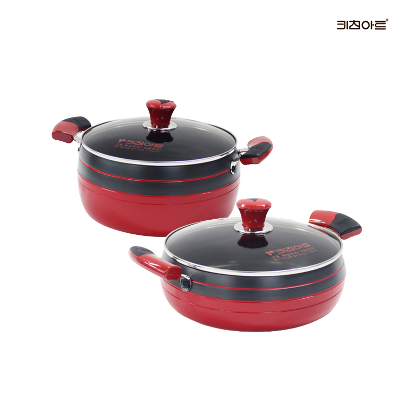 키친아트 신비 IH 인덕션호환 경질 냄비세트 2종D(양수20+전골24) 62,900원