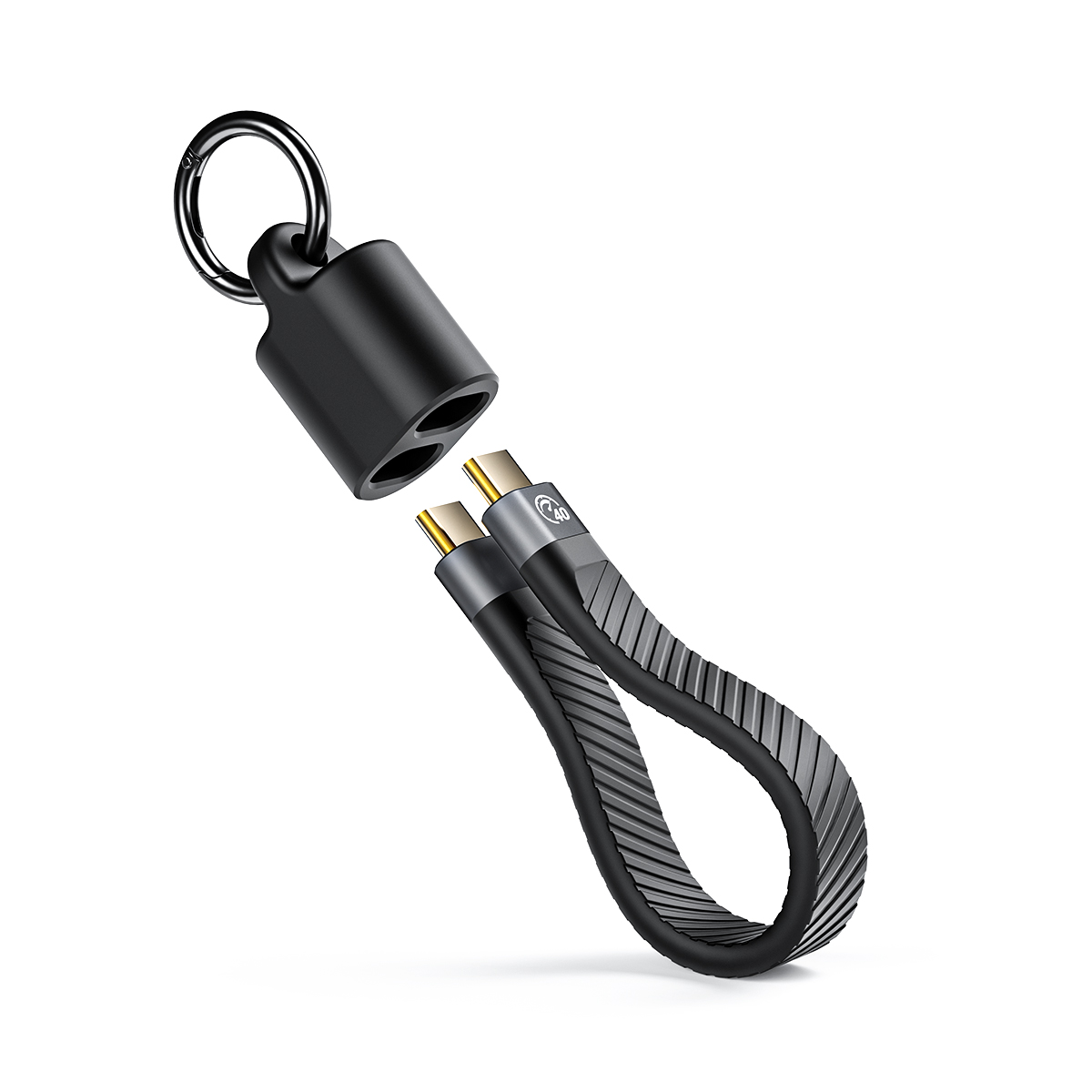 오리코 C타입 40Gbps 8K60Hz PD240W 키링 충전 데이터 케이블 UC40, 블랙, 1개, 13cm 17,800원