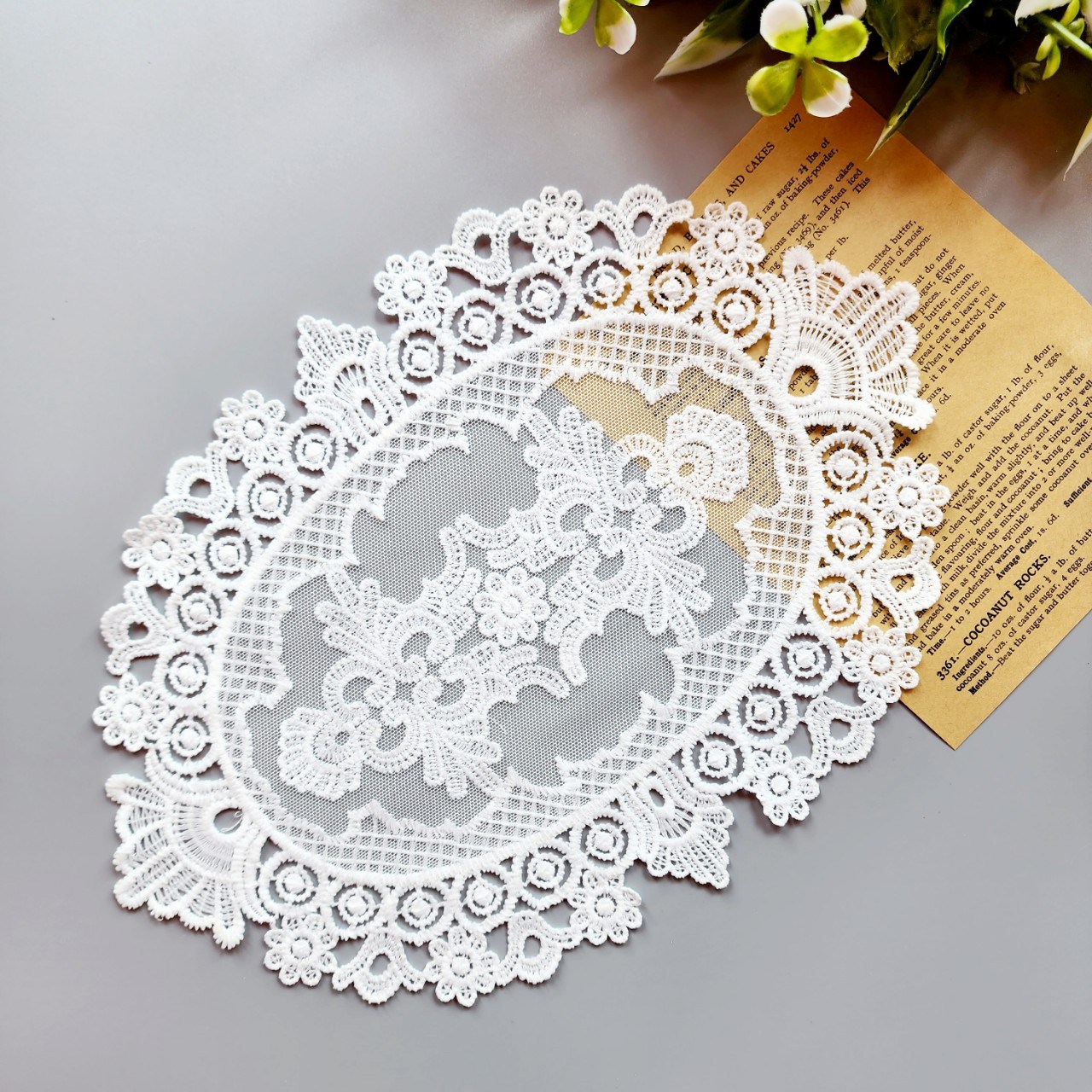 로맨틱 테이블 레이스매트 소품깔개 엘레강스 3,400원
