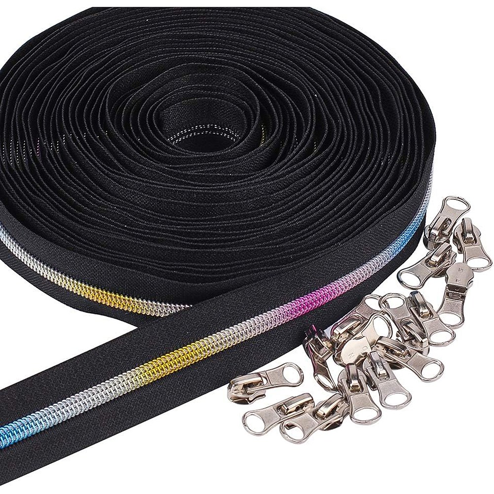 지퍼 부품 세트 의류 액세서리 옷 만들기 재봉 소품, 검정색5 15,740원