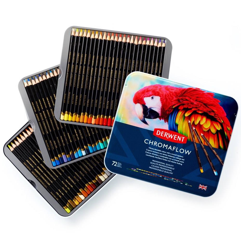 더웬트 크로마플로우 색연필 72색 세트, 상세페이지 참조 67,460원