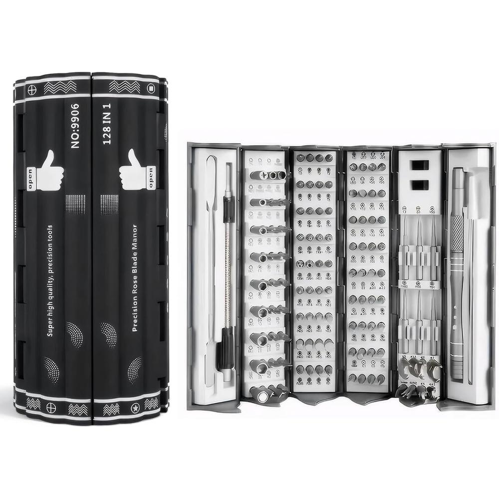 Cutlora 마그네틱 정밀 드라이버 세트 128종, 전자제품 시계 안경 수리용 13,000원